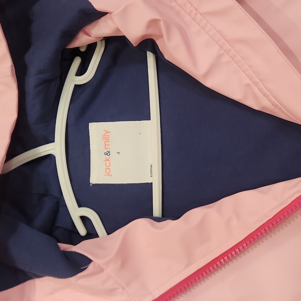 Jack & Milly Girls Raincoat Size 4 - Picture 2 of 2